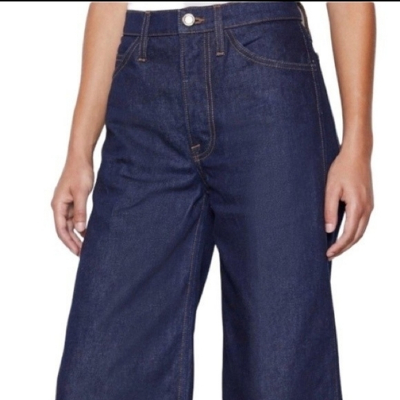 FRAME Denim Le Italien Wide Crop Jeans - Picture 3 of 4